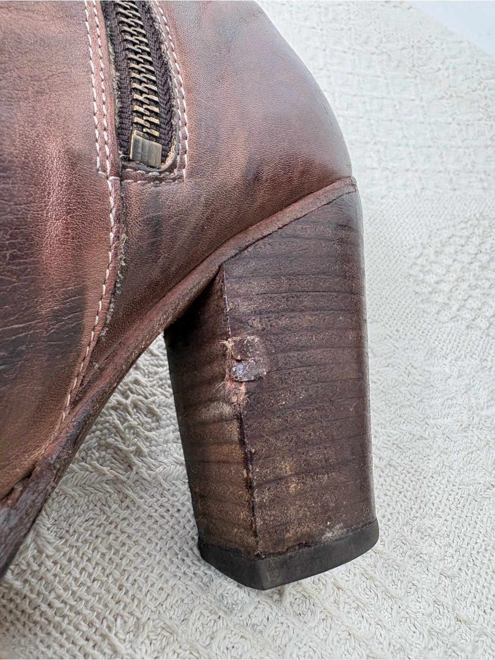 Bedstu Brown Leather Isla Ankle Boots with Buckle Detail - Picture 9 of 11